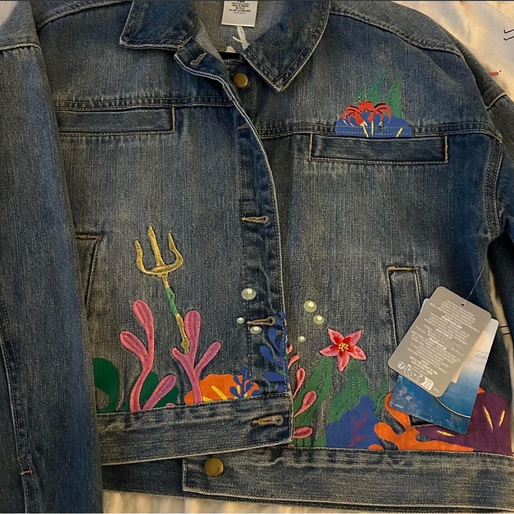 Disney Little Mermaid denim jacket